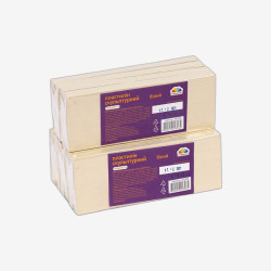 Пластилин скульптурный 800г RUDIX белый