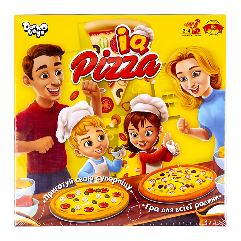 Настільна логічна гра «IQ Pizza» 5+, українською