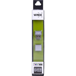 USB-флешка Verico 64 ГБ MiniCube Silver