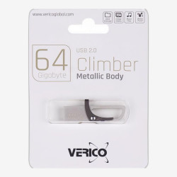 Флешка Verico USB 64Gb Climber Gray 1UDOV-RFGY63-NN