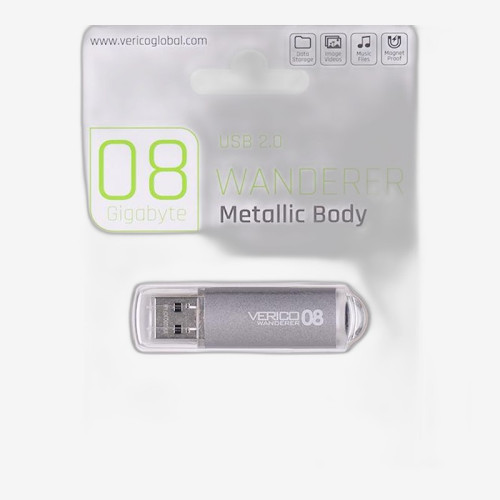 USB-флешка Verico 8 ГБ Wanderer Gray