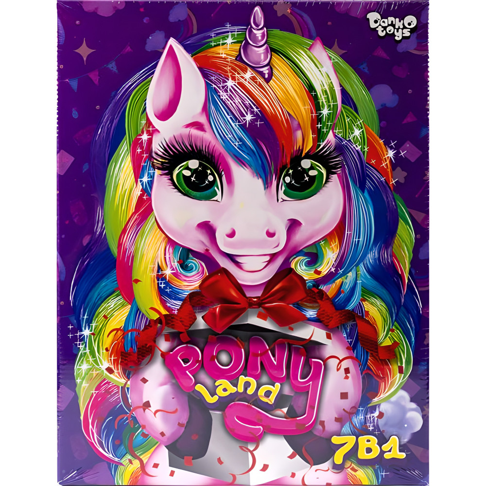 Креативна творчість «Pony Land 7 в 1» рус для дома и быта