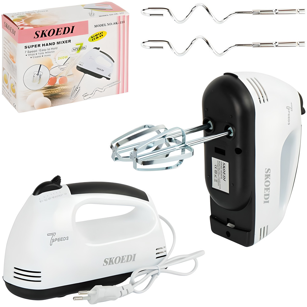 Міксер ручний електричний 260W із насадками
