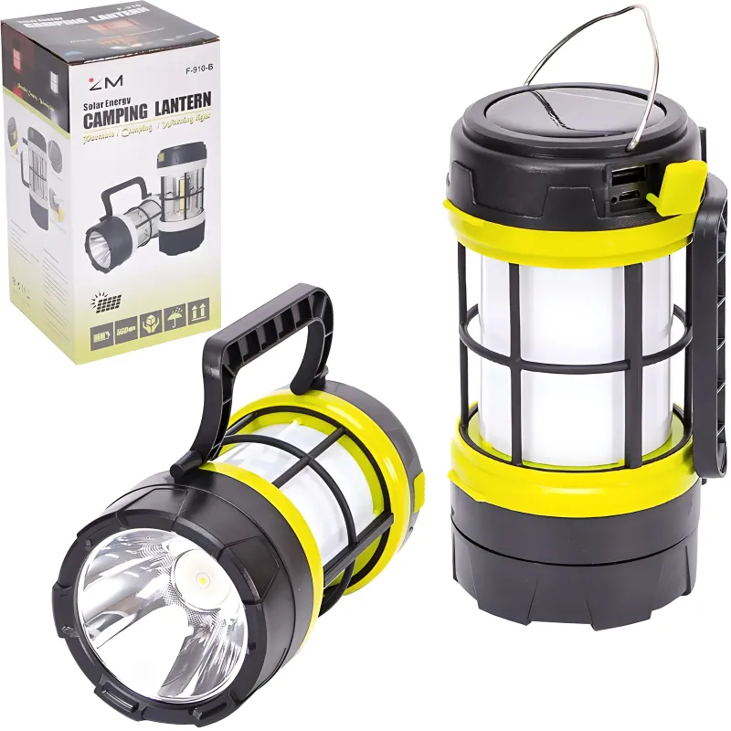Фонарь кемпинговый LED с ручкой 18×9,5×9,5 см для туризма