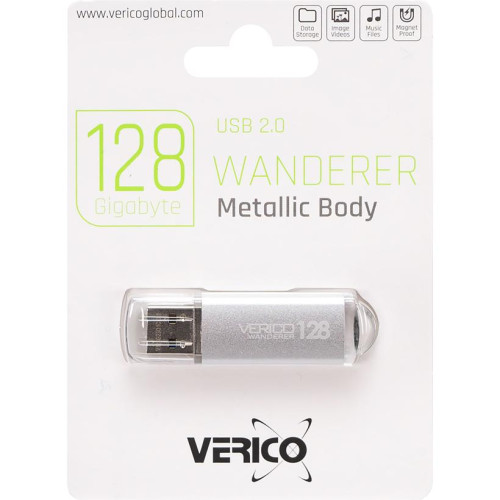 USB-флешка Verico 128 ГБ Wanderer Silver