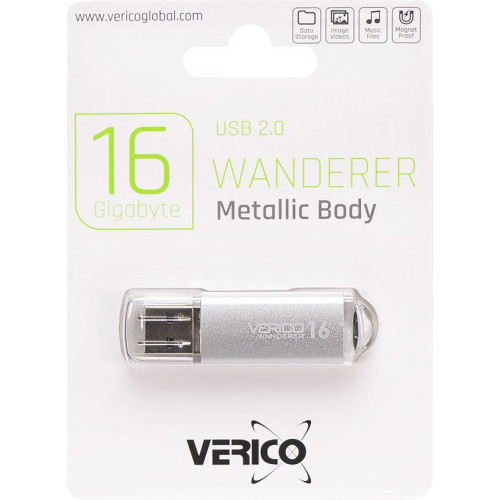 USB-флешка Verico 16 ГБ Wanderer Silver