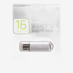 Флешка Verico USB 16Gb Wanderer Silver