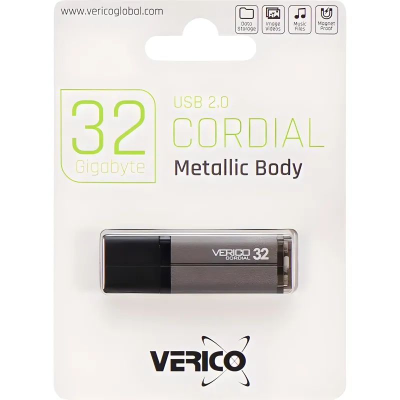 Флешка Verico USB 2.0 Cordial Gray 32 ГБ