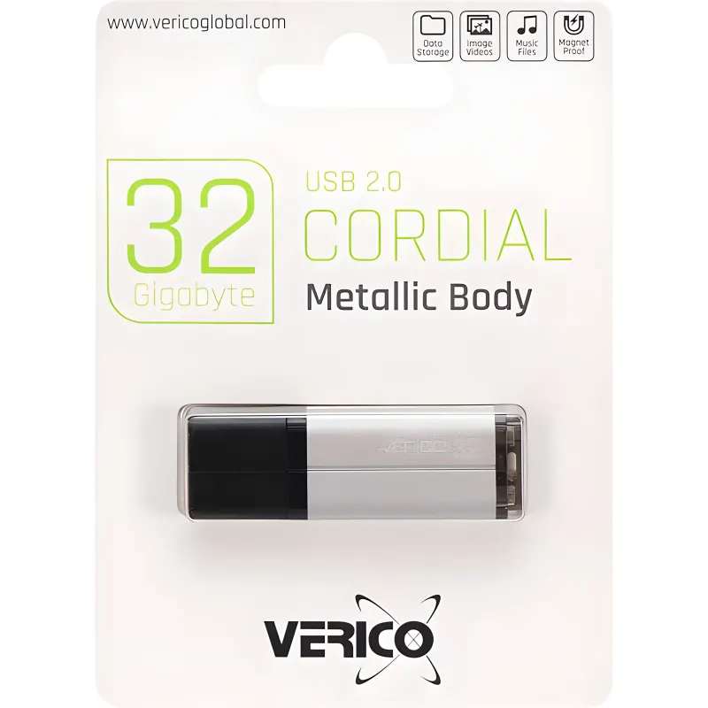 Флешка Verico USB 2.0 Cordial Silver 32 ГБ