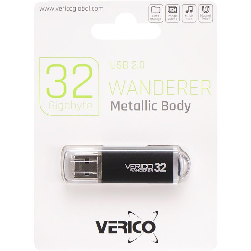 USB флешка Verico 32GB Wanderer чорна