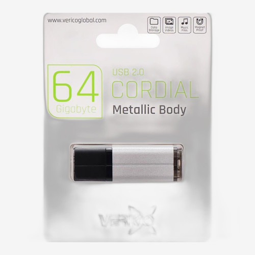 USB-флешка Verico 64 ГБ Cordial Silver