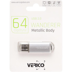 USB-флешка Verico 64 ГБ Wanderer Silver