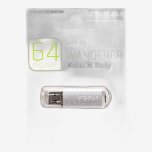 USB-флешка Verico 64 ГБ Wanderer Silver
