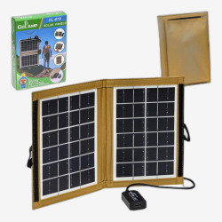 Зарядное устройство с солнечной панелью 7W USB CL-670