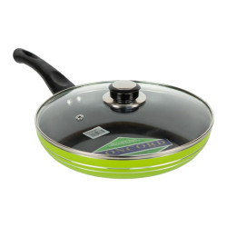 Сковорода с антипригарным покрытием и крышкой D22см 367-2