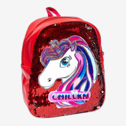 Рюкзак детский с пайетками 