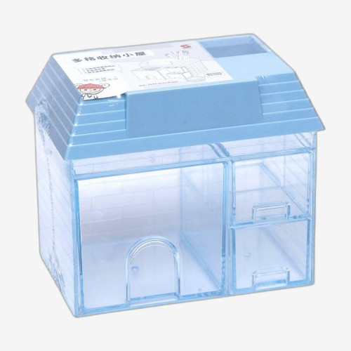 Органайзер настольный 15,5*10,3*14,7см пластик 3 отд. 