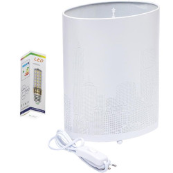 LED-нічник декоративний «Місто» 27×20 см білий T8009