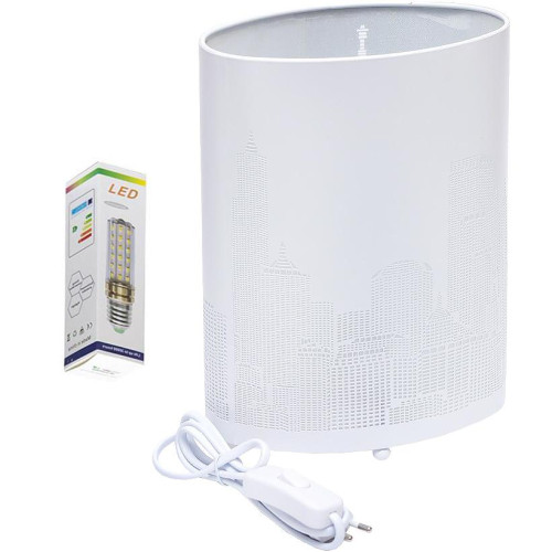 LED-нічник декоративний «Місто» 27×20 см білий T8009