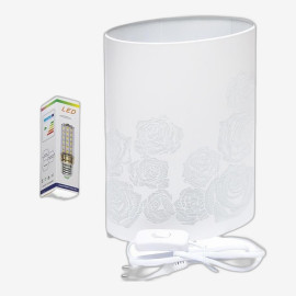 LED-нічник декоративний «Троянди» 27×20 см білий T8010
