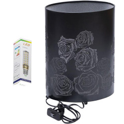 LED-нічник декоративний «Троянди» 27×20 см чорний T8010
