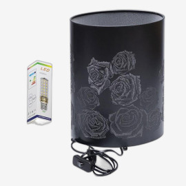 LED-нічник декоративний «Троянди» 27×20 см чорний T8010