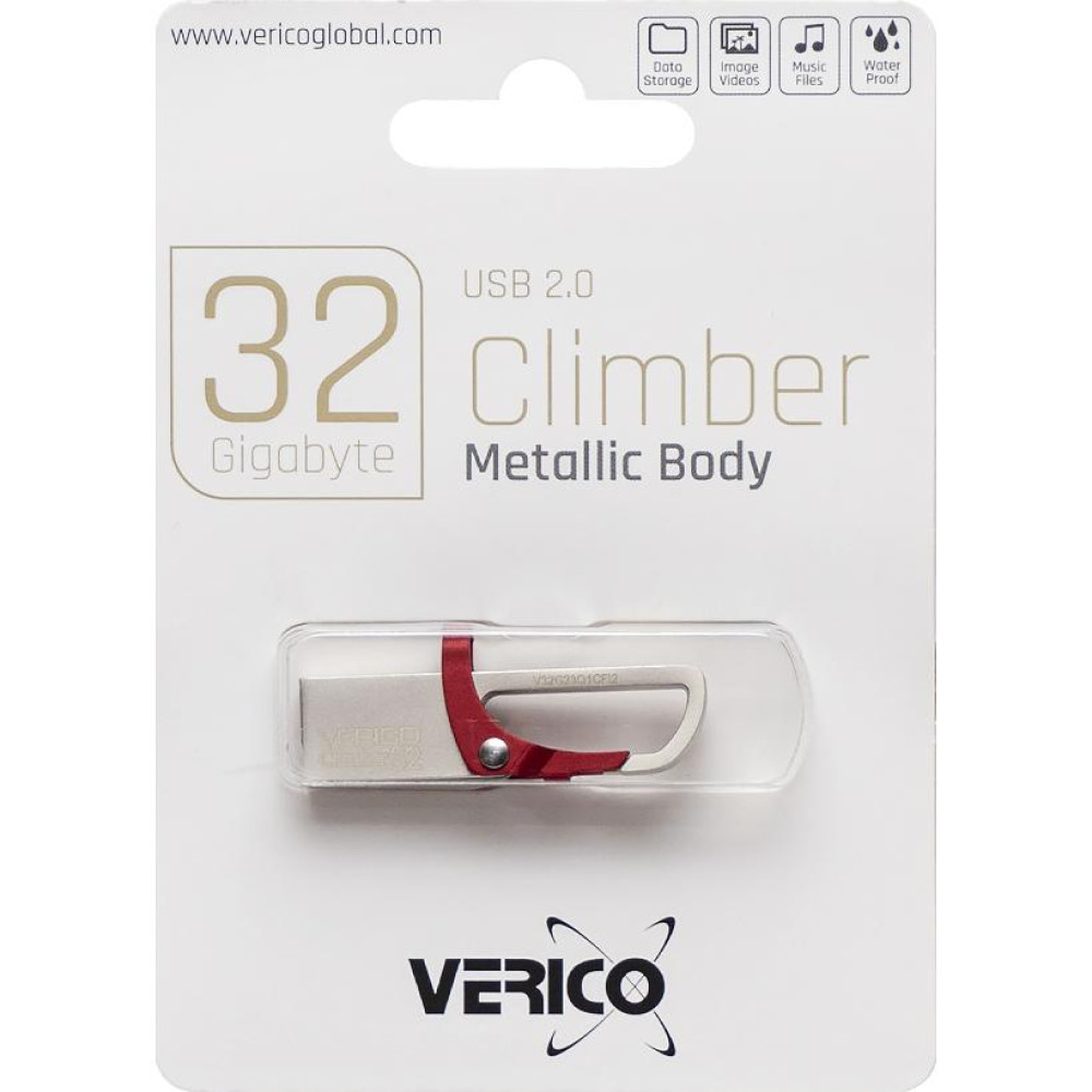 USB флешка Verico 32ГБ Climber Red червона