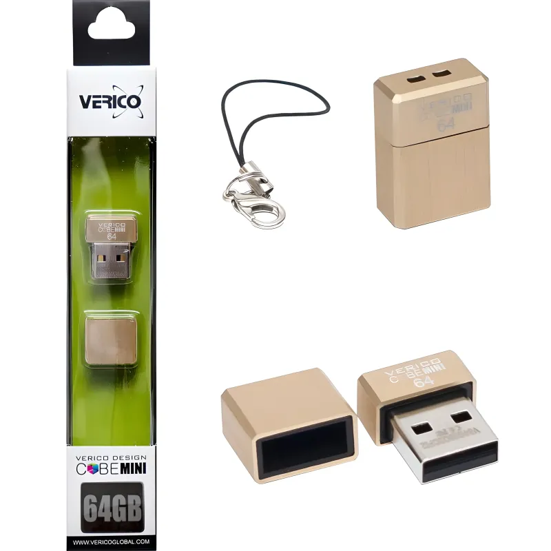 Флешка Verico USB 64 ГБ MiniCube Gold