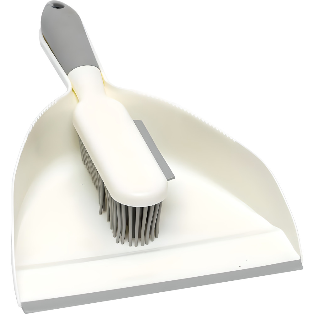 Набір совок та щітка із силіконовою щетиною