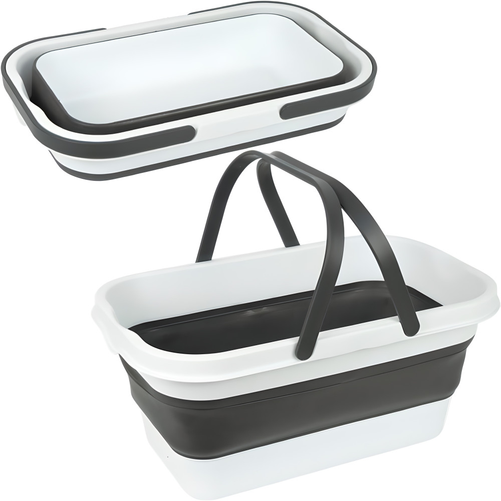 Кошик складний 16 л силікон пластик