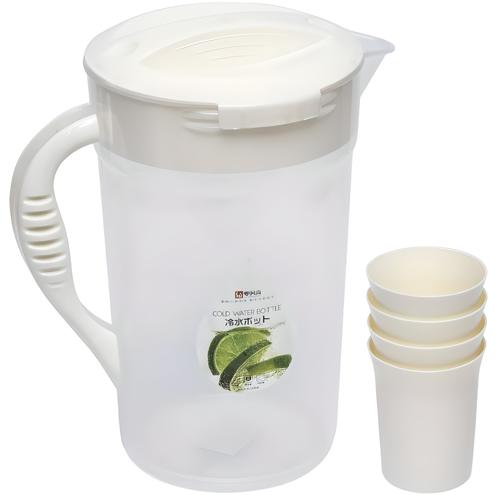 Набор для напитков кувшин и стаканы пластиковый