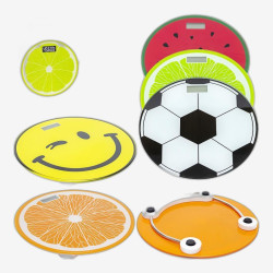 Весы напольные бытовые круглые D33 см до 180 кг 2003AT