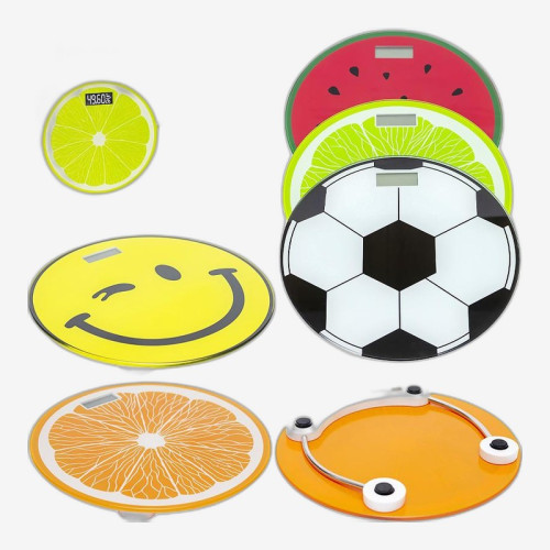 Весы напольные бытовые круглые D33 см до 180 кг 2003AT