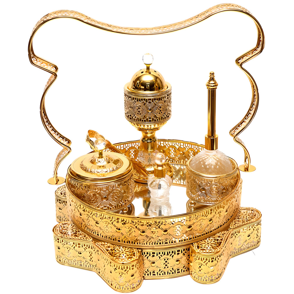 Набор для чаепития золотой с золочением