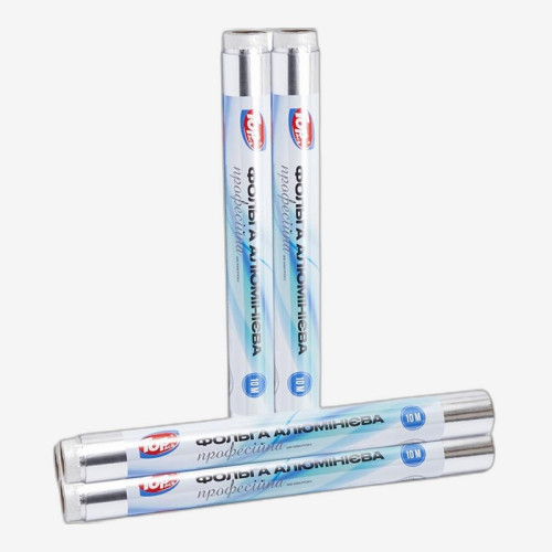 Фольга алюминиевая 44/10 метров 35 мкр профессиональная Top Pack
