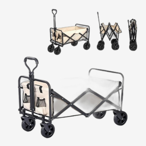 Тележка складная 4 колеса 75*49*48/89см DC-7807