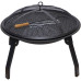 Мангал круглый с крышкой сеткой 55 см YS0448-6