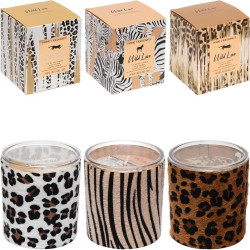 Ароматична свічка 465 г «Wild love» у стакані з кришкою 9×7,5 см