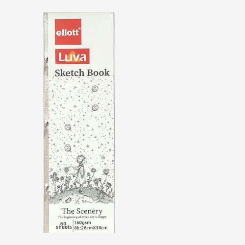 Альбом для эскизов А3 60 листов, 160 г/м² Sketch Book CLBZ-005-8K кольцевой механизм