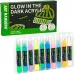 Фарби акрилові люмінесцентні Glow in the Dark 10 кольорів 30 мл