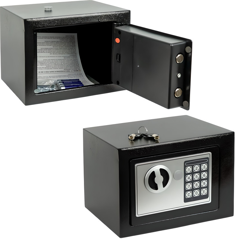 Сейф металевий з кодовим замком T17