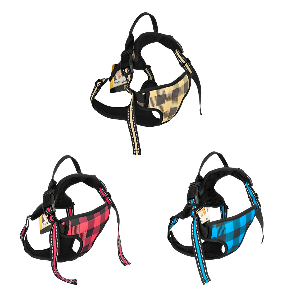 Шлея регульована посилена для собак розмір S нейлон