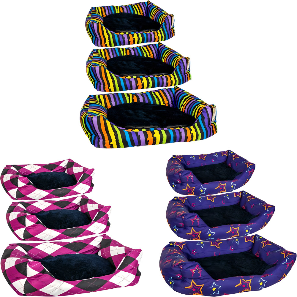 Лежак для домашніх тварин 3 шт коврик 744