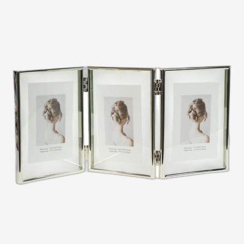 Фоторамка металлическая на 3 фото 13*18см Silver 5R 12001T7S