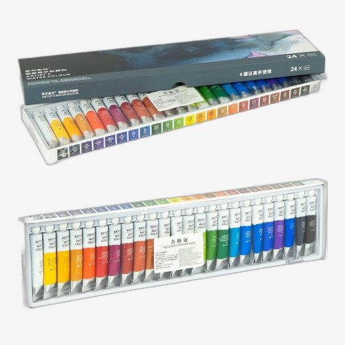 Акварельні фарби Artist's Water Colour професійні 24 кольори по 8 мл