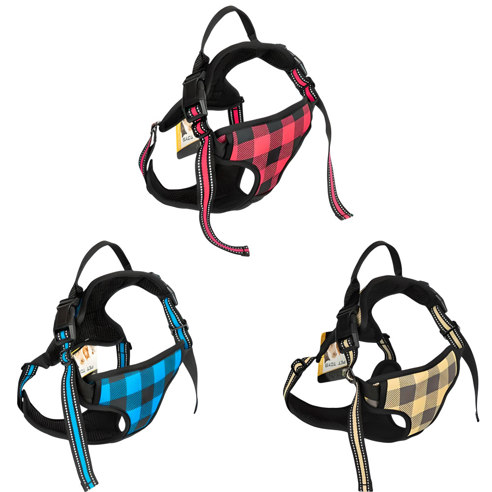 Шлея регульована посилена для собак розмір L нейлон