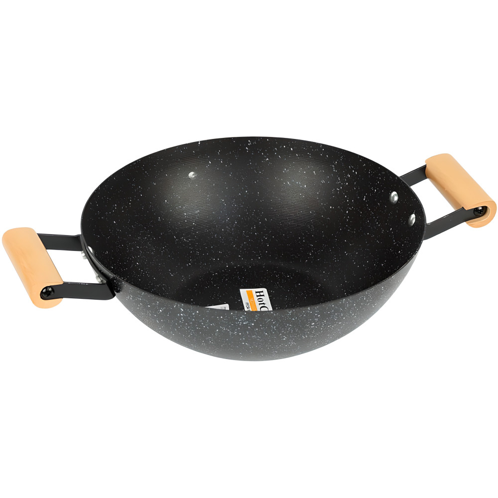 Сковорода WОК D28 см з мармуровим покриттям Hot Chef