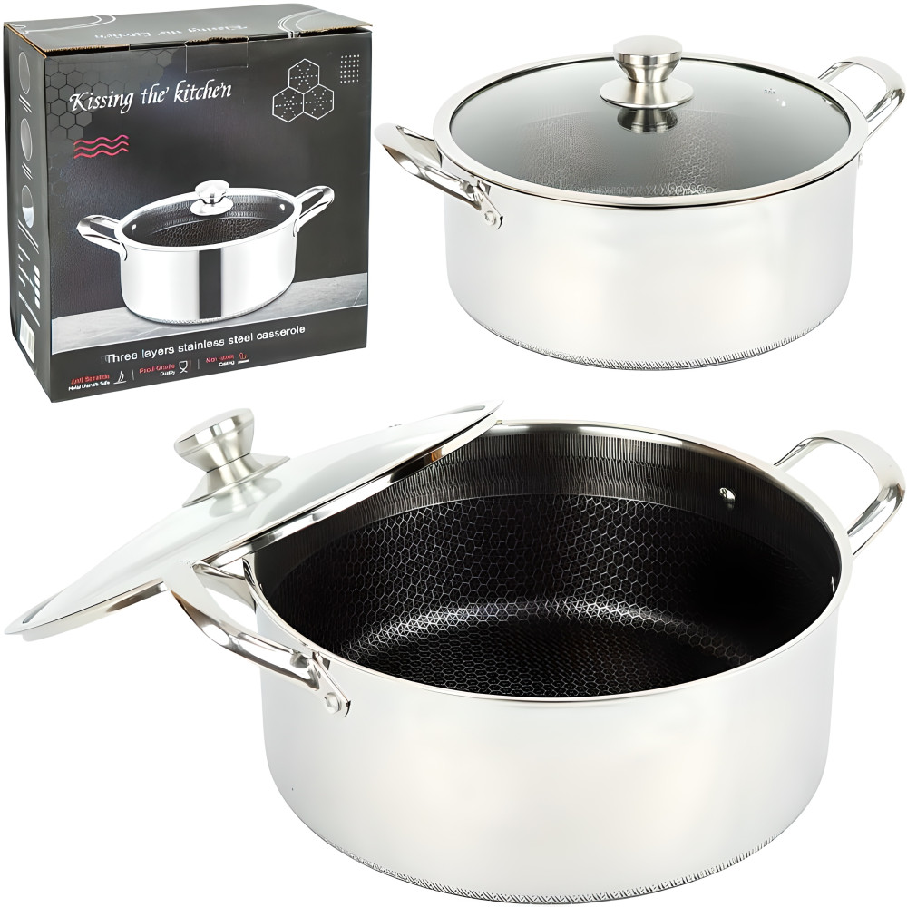 Каструля Ø 32 см з антипригарним покриттям якісний для щоденного приготування