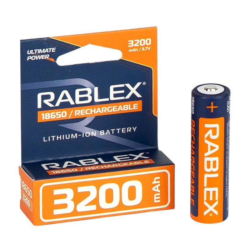 Акумулятор RABLEX 3200mAh 3.7V 18650 літій-іонний