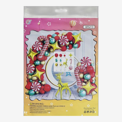 Набор воздушных шаров 126шт для создания фотозоны SP-003/AFS213